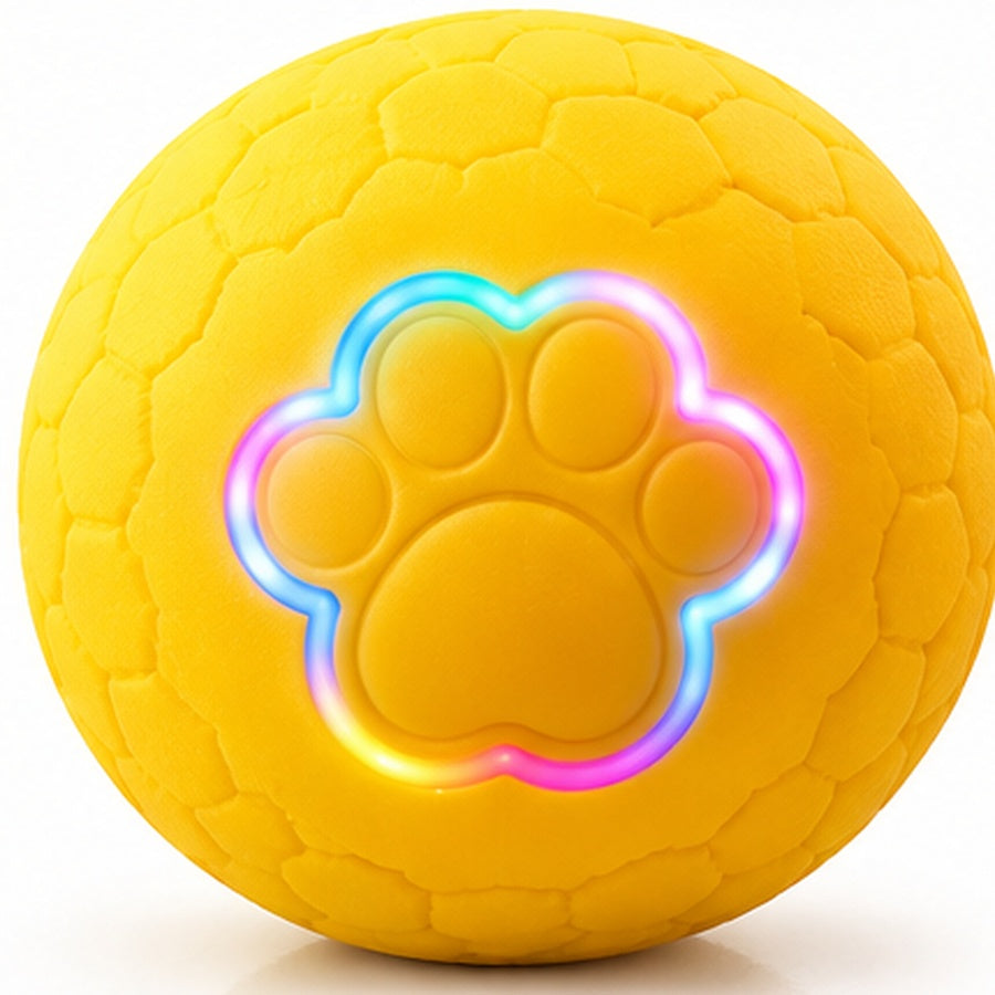 Smart Interactive Pet Ball — Yellow